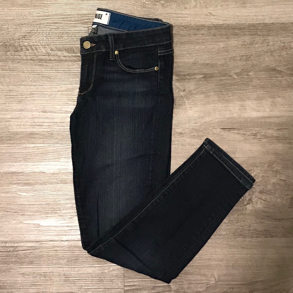 Paige Kaylie Crop Dark Skinny Denim